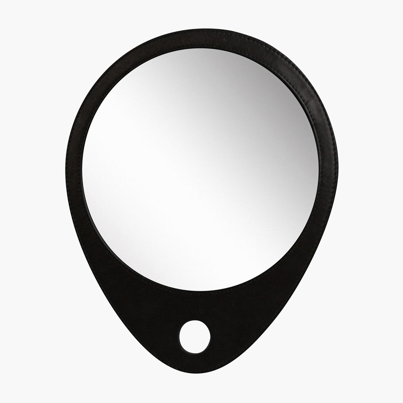 DEWAL MR-949black Зеркало заднего вида в черной оправе 30,5х25см фото 1