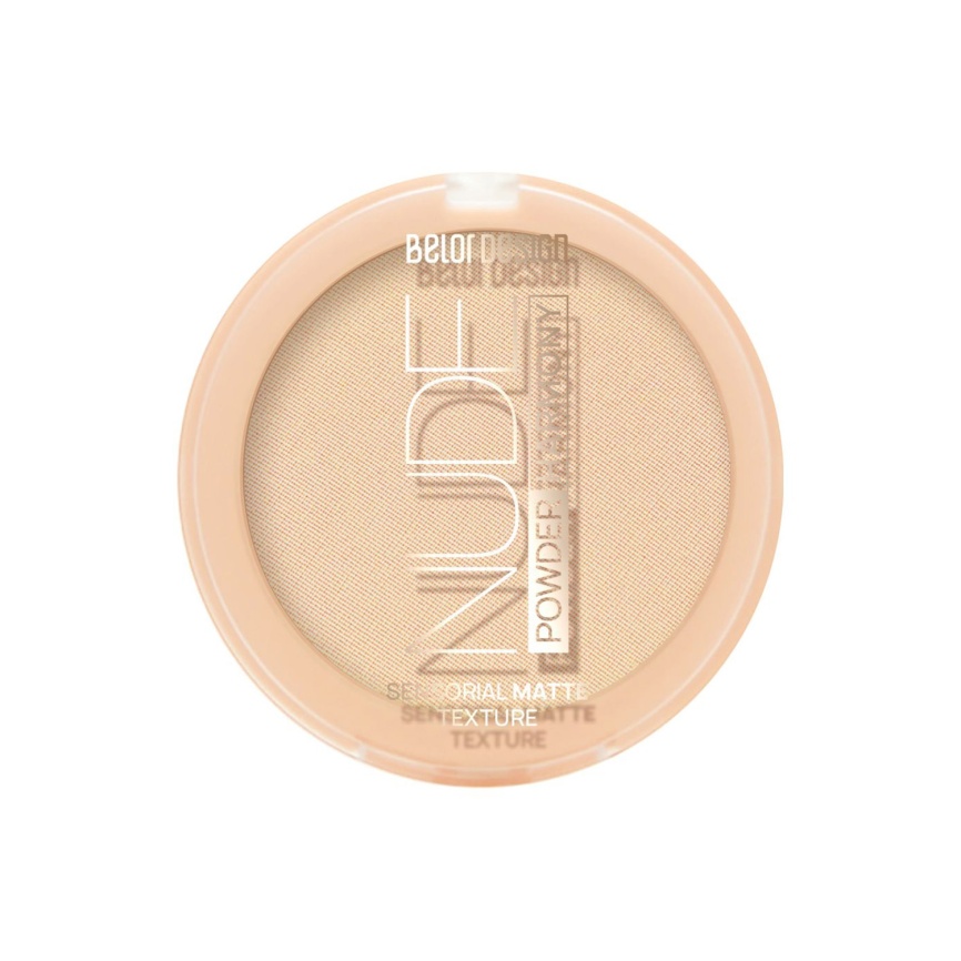 БЕЛ ДИЗ Пудра д/л Nude Harmony 9г. тон 03 Медиум АКЦИЯ фото 1