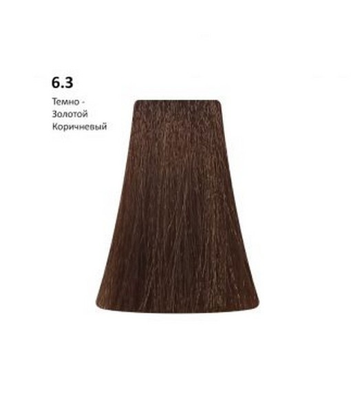 PICASSO Кр-кр д/вол.100мл 6.3 Темно-золотой коричневый фото 1