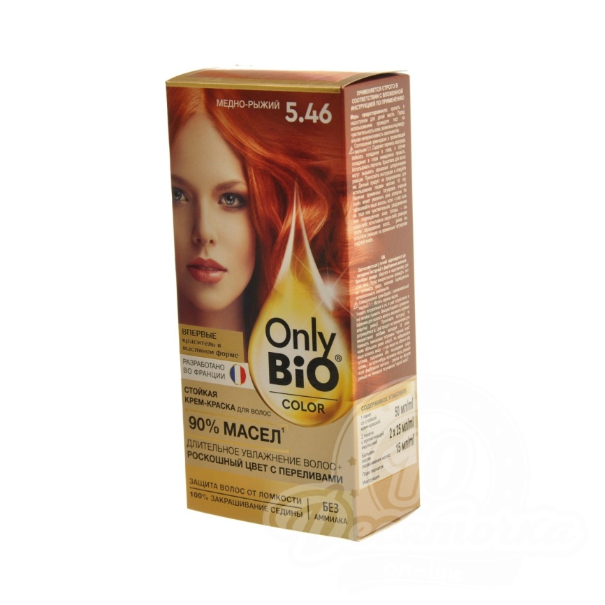Only Bio Кр-кр в форме масла 115мл 5.46 Медно-рыжий фото 1