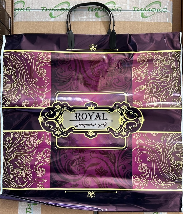 Пакет с пласт.ручк.больш.40*40 ИМПЕРИАЛ ГОЛД (10) фото 1