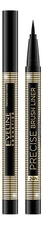 ЭВ Подводка д/глаз Precision Brush черн.3мл фото 1