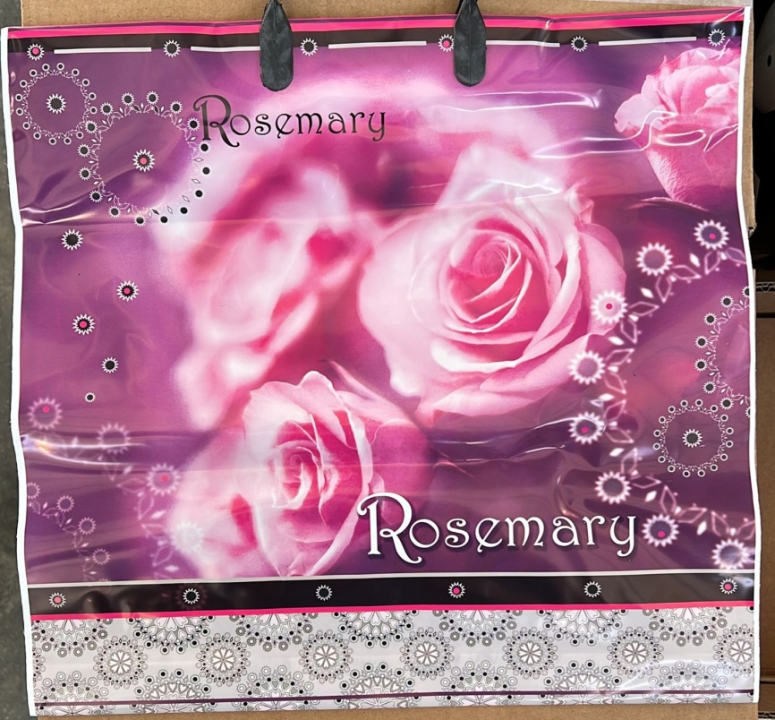 Пакет с пласт.ручк.малый 34*36 РозМари (10) фото 1