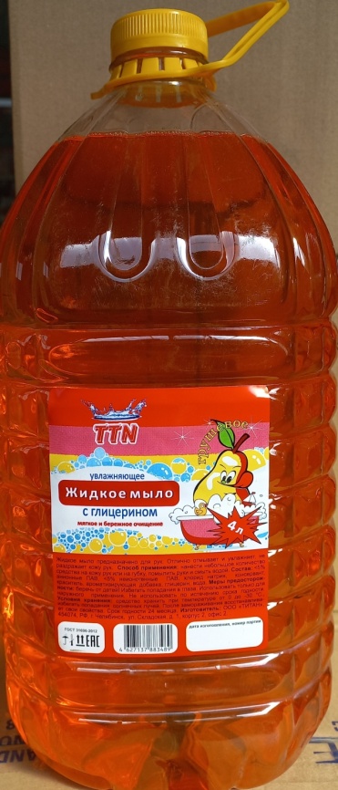 ТИТАН Мыло жидк.4л Груша (ПЭТ) фото 1