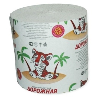 Туалетная бумага "Дорожная" 48шт. в уп,.27м фото 1