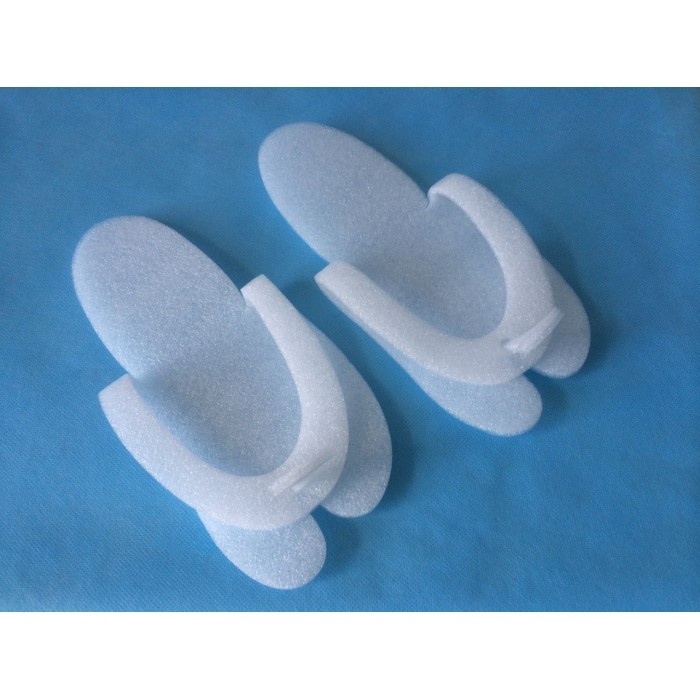 WL Тапочки пенопол.3мм белые (цена за 25пар) фото 1