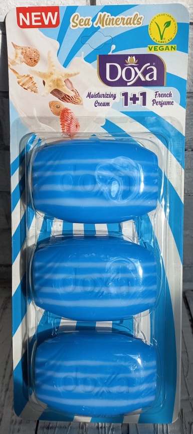 DOXA Мыло туалет.1+1 Care с увл.кремом 3х90г SEA Minerals фото 1