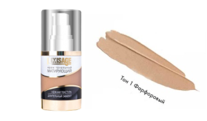 LUX visage Крем-тон Матирующ.01 фарфор 35г..  фото 1