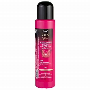 Вит РОСКОШ.ОБЪЕМ Лак д/укл.5в1с.с.ф.500мл фото 1