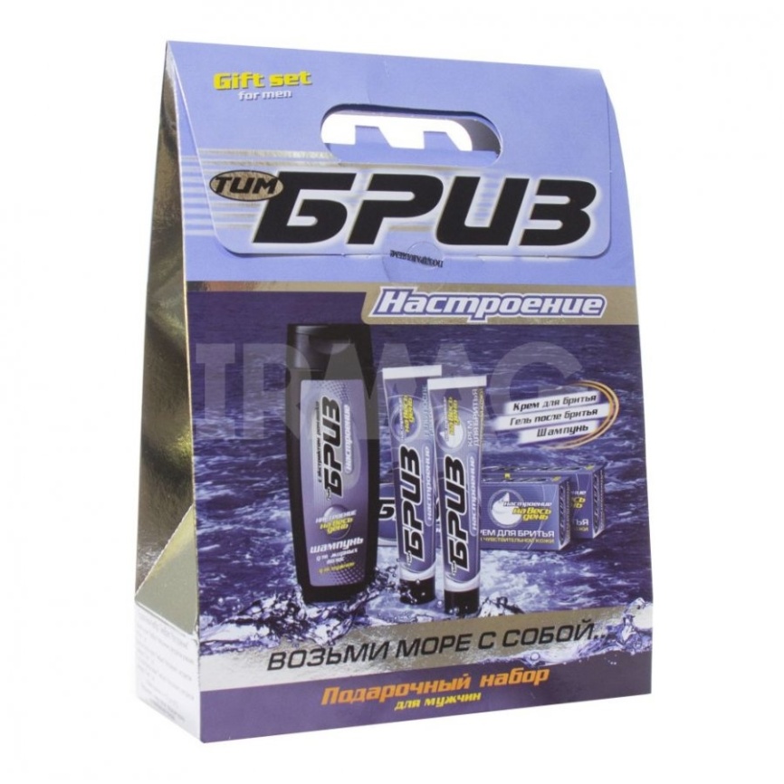 ПН №1061 БРИЗ Настр.(кр д/бр 75+гель п/бр 75+ш-нь 250) сумка фото 1