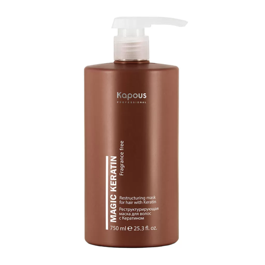 Kapous MAGIC KERATIN Маска реструктурант 750мл фото 1
