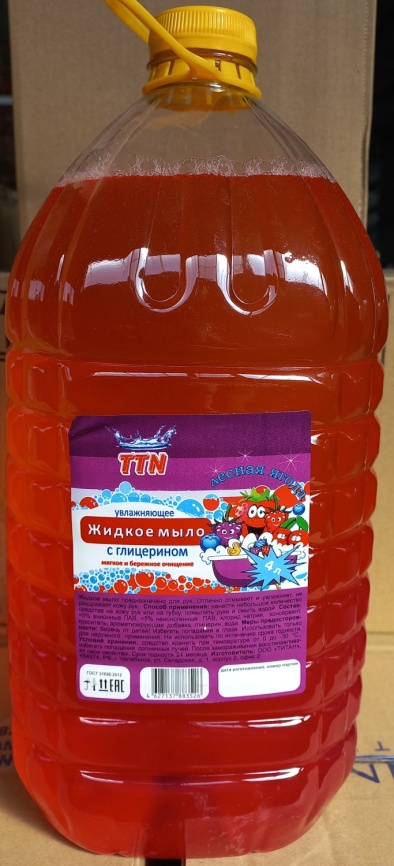 ТИТАН Мыло жидк.4л Лесн.ягода (ПЭТ) фото 1