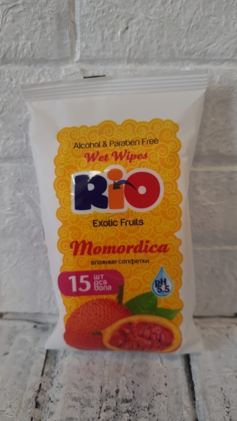 RIO Салф.влажн.15шт.Фрукты фото 1