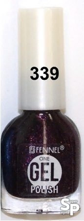 FL Лак д/н "One" №339 фиолет.с блест. фото 1