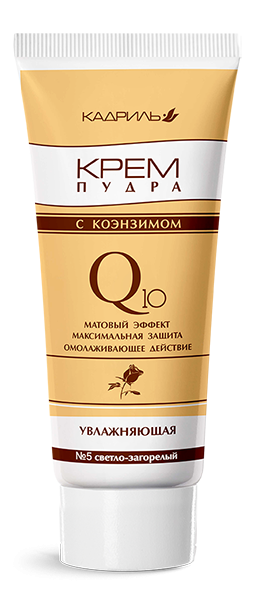 Кадриль Крем тон.Q10 №5 св-загорелый 40мл АКЦИЯ фото 1
