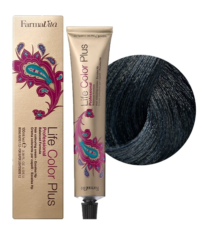 FARMAVITA LC+ Ст.кр-кр 100мл 1.10 Иссиня черный фото 1
