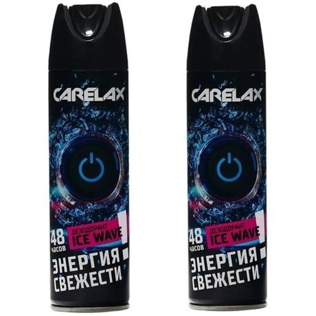 Carelax Дез.спрей муж.150мл Ice wave фото 1