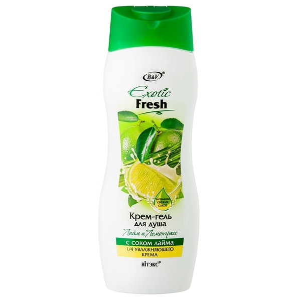   Вит EXOTIC FRESH Крем-гель д/д "Лайм/Лемонграсс" 500мл фото 1