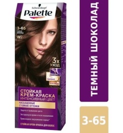 ПАЛЕТТЕ Крем-краска 3-65 Темный шоколад (W2)